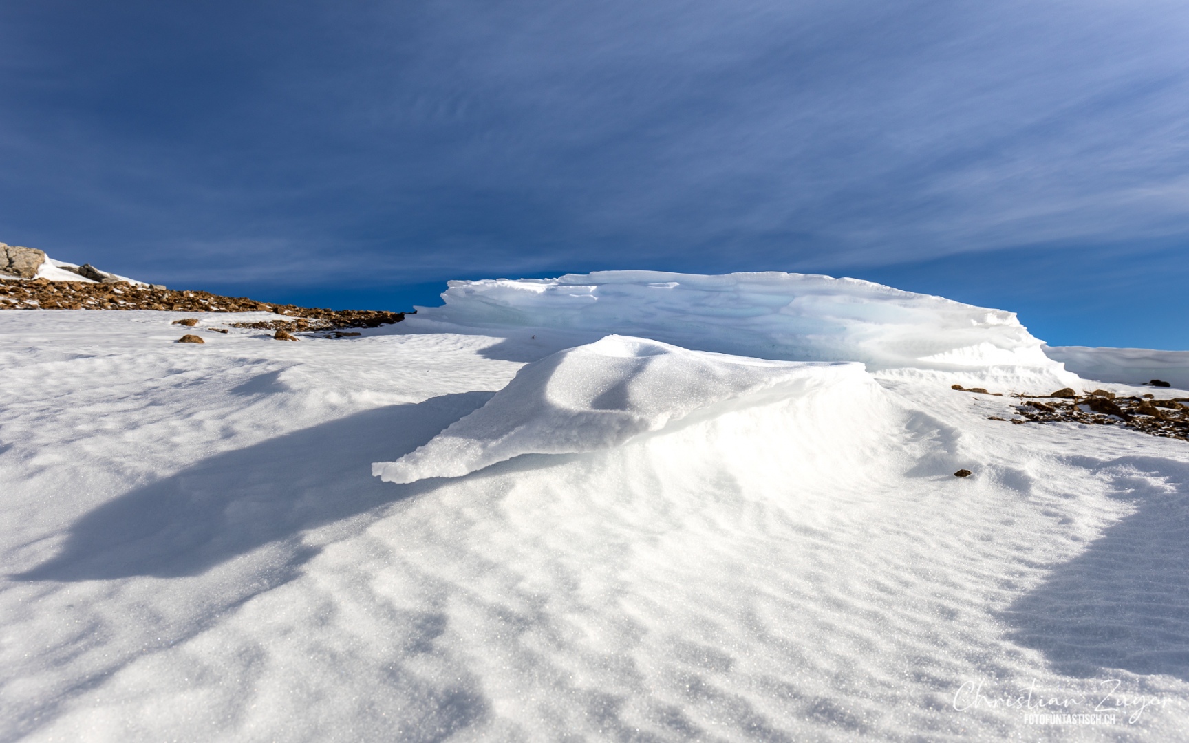 Schneeverwehungen - ©Christian Züger