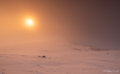Nebel schiebt sich vor die Sonne - ©Christiane Dreher