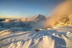 Sonnenlicht auf Wolken und Bergen - ©Christian Züger