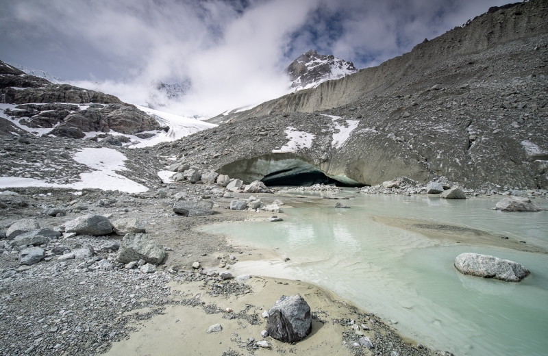 Gletschertor am Glacier de Moiry - ©Christiane Dreher